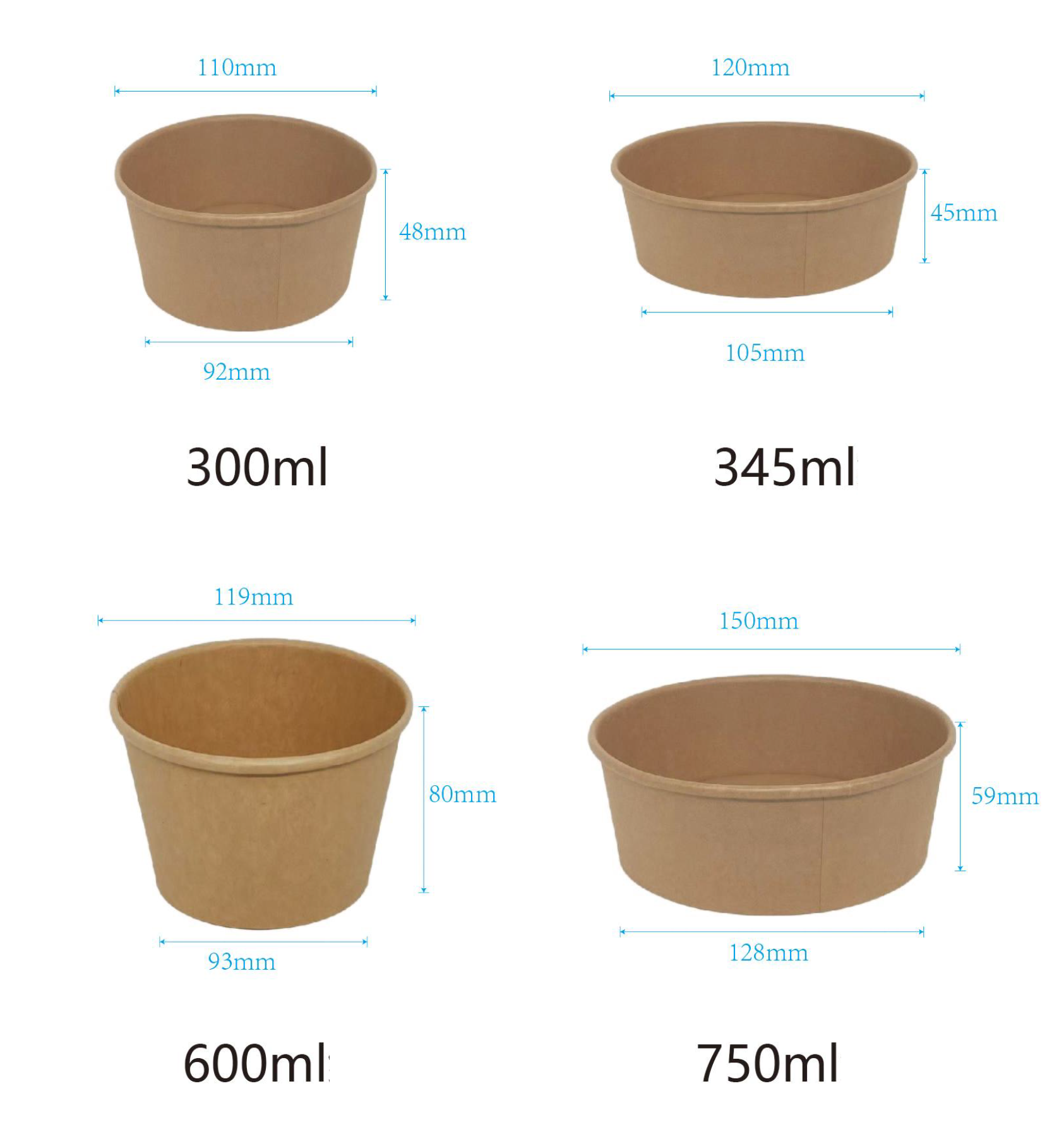 Wholesale Custom Paper Cups, Bowls and Food Packaging Boxes